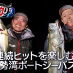 連続ヒットを楽しむ！伊勢湾ボートシーバス！！