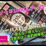 ダイソー￥1000ルアーロッドでシーバス釣ってみた結果！使える？使えない？実釣映像あり！【リライト調査隊】