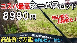 コスパ最高で高品質のシーバスロッドでアジの遠投サビキ釣りや黒鯛・イカ釣りしてみたのでご紹介します【激安8980円】【Goture／ゴチュール 】