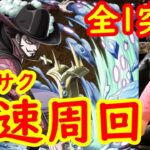 [トレクル]闘技場vsミホーク☆11サクサク全1突破編成! 自陣最新のガシャキャラなし [OPTC]