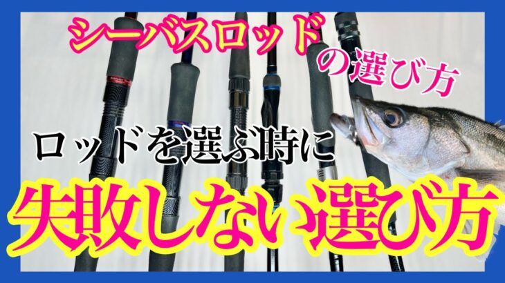 シーバスロッドの選び方。買って後悔しない選び方