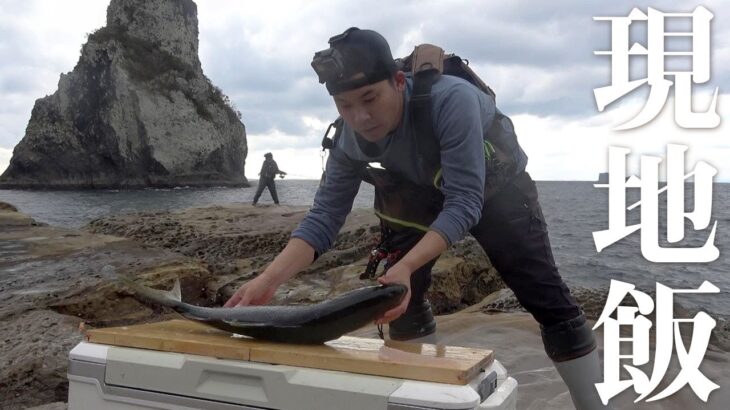 釣りたて高級魚のヒラスズキ定食!?