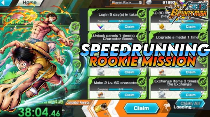 Speedrunning Rookie Mission One Piece Bounty Rush