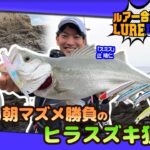 【ルアー合衆国】朝マズメ勝負のヒラスズキ狙い！