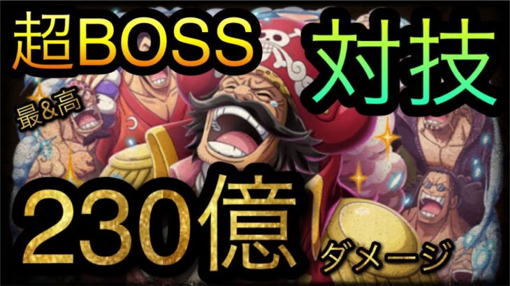 海賊同盟絆決戦！VS ロジャー！超BOSS！対技属性！230億ダメージ！［OPTC］［トレクル］［ONE PIECE　Treasure　Cruise］［원피스 트레져 크루즈］［ワンピース］