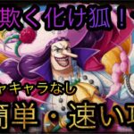 闘技場！敵を欺く化け狐！★12！カタリーナ・デボン！超簡単・速い攻略！［OPTC］［トレクル］［ONE PIECE　Treasure　Cruise］［원피스 트레져 크루즈］［ワンピース］