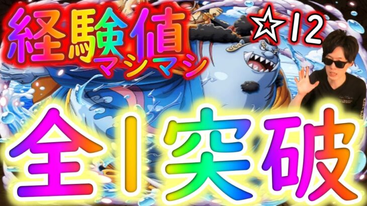 [トレクル]決戦ジンベエ☆12 全1突破! 経験値周回編成![OPTC]