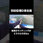 船長のランディングがミラクルすぎるｗ 【東京湾シーバス羽田空港D滑走路】 #Shorts