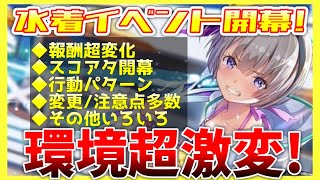 【ヘブバン】水着イベント開幕！変更点や注意点まとめ！スコアアタックの行動パターンも記載。【ヘブンバーンズレッド】【heaven burns red】