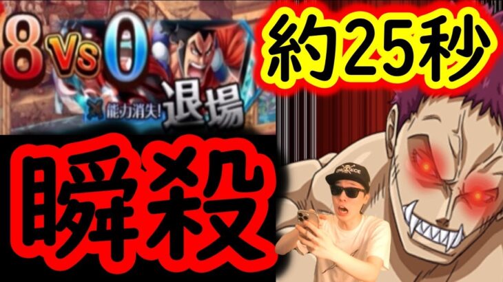 [トレクル]超海賊祭! 早くて約25秒で仕留める破壊神[OPTC]