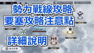 【鋼之鍊金術師 MOBILE】#130 勢力戰線攻略，注意點詳細說明 #鋼鍊m