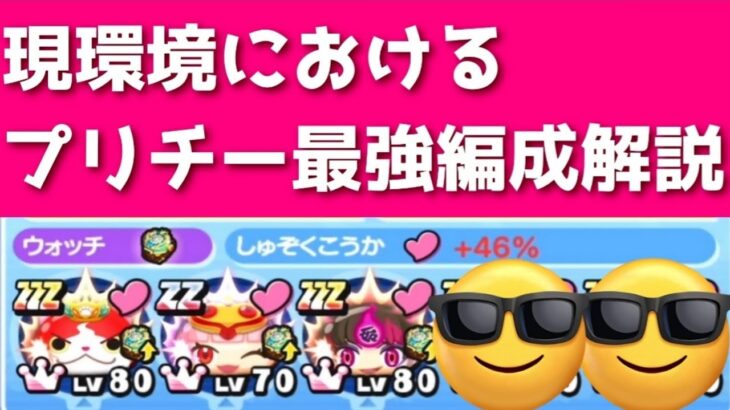 現環境のプリチー最強編成を解説してみた！！「妖怪ウォッチぷにぷに、ぷにぷに」（ニャーサー王最終回）