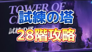 【グラクロ】試練の塔28階層を超！安定攻略！