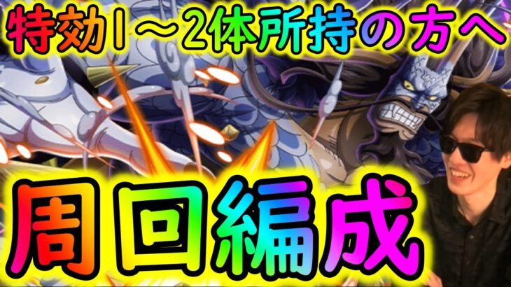 [トレクル]大乱戦☆11! 9周年特効ガシャキャラ1体∼2体所持周回編成[OPTC]#トレクル9周年