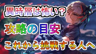 【ヘブバン】初心者向け。異時層は怖い？攻略目安【ヘブンバーンズレッド】【heaven burns red】【緋染天空】