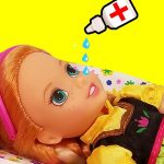 RUNNY NOSE ! Elsa & Anna toddlers – Little Anna is Sick – Afraid of Nose Drops – Sneezing