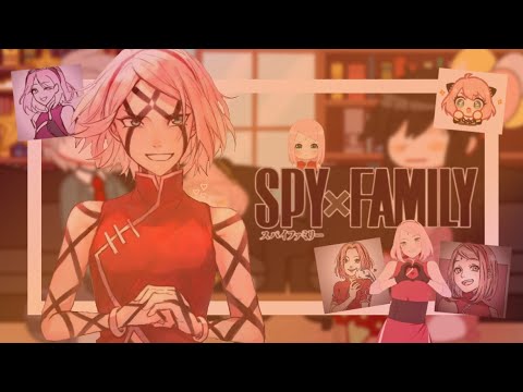 🌸•Spyxfamily react to Sakura Haruno as Anya’s Sister•🌸[Español/English]