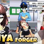 SUARA LAIN 🔊 ANYA FORGER – REAKSI TIKTOK SAKURA | Sakura School Simulator