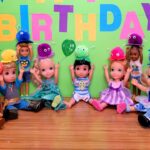 Benjamin’s Birthday ! Elsa & Anna toddlers – Barbie – gifts – contest – games – cake