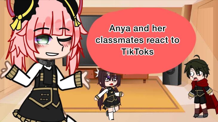 || Anya and her classmates react to TikToks || spy x family || Damian x Anya ||