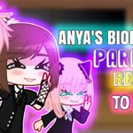 Anya’s biological parents react to her and the Forger family,Damian x Anya||Spy x family||Gacha club