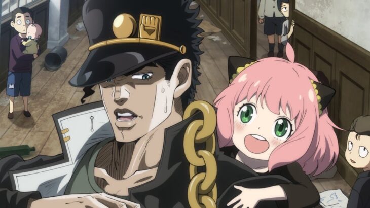 Anya gets adopted by Jotaro…