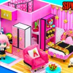 (SPY×FAMILY) DIY Handmade Anya House with Cute Bed from Cardboard, Paper ❤️ DIY Miniature House