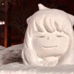 「アーニャ」の雪像 (2023年さっぽろ雪まつり)