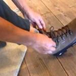 登山靴の履き方　ペンブローク