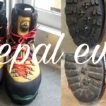 【雪山登山装備】登山靴ネパールエボ復活!!ビブラムソールを修理してみた♪