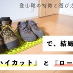 【登山初心者向け】登山靴選びの悩み。ハイカットとローカットの使い分け