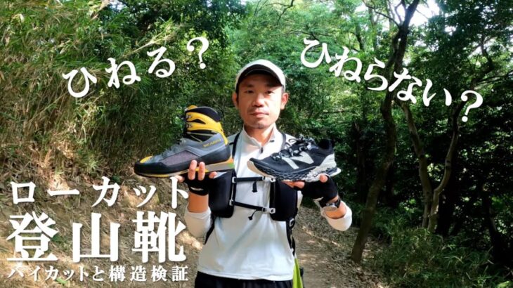 【登山と理論】ローカット登山靴はひねる、ひねらない？ハイカットと構造検証 ー メリット デメリット 捻挫 ー