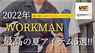 【WORKMAN】最高の夏アイテム5選‼︎ 【ワークマン】【ワークマンプラス】【ワークマン女子】【マストバイ】【夏ファッション】【フロスティリング】