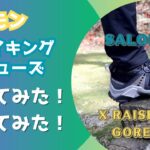 【SALOMON】女性用ハイキングシューズ X RAISE 2MID GORE-TEX 【低山登山・里山歩き】