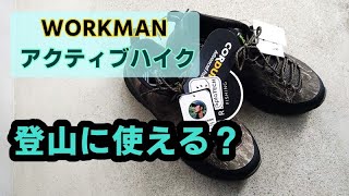 【レビュー】ワークマン製の激安ハイキングシューズ「アクティブハイク」を登山で使ってみました