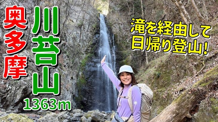 【関東日帰り登山】奥多摩の川苔山！百尋ノ滝経由で登ってみた！