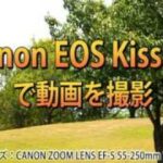 Canon EOS Kiss X3 でサンプル動画を撮影