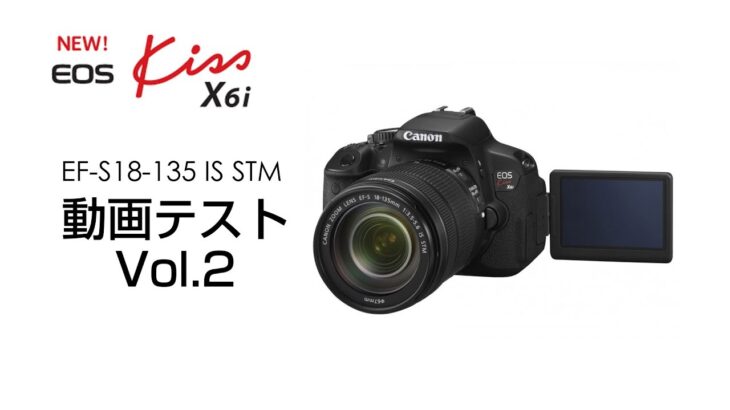 Canon EOS Kiss X6i／EF-S18-135 IS STM　動画テスト2