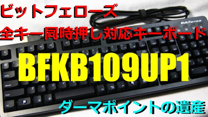 ゲーミングキーボードレビュー : ビットフェローズ BFKB109UP1 【ダーマポイントの実質リメイク】