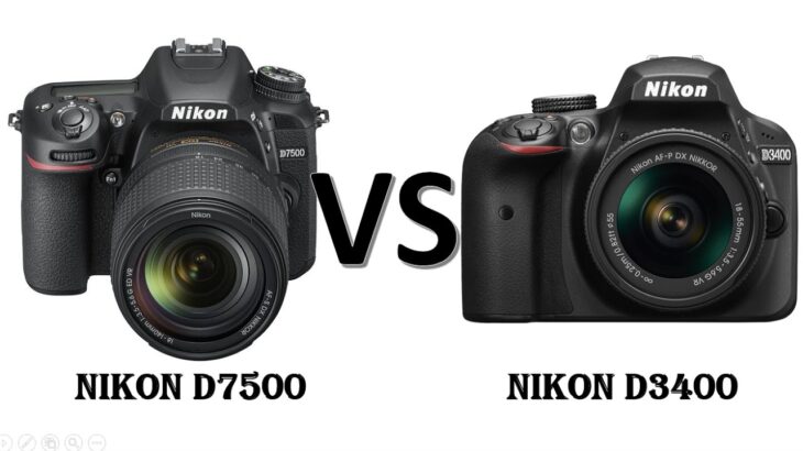 Nikon D7500 vs Nikon D3400 | Nikon D7500 |Nikon D3400|