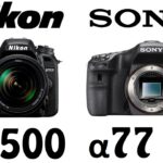 Nikon D7500 vs Sony α77 II