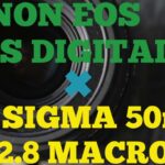 【レンズレビュー】SIGMA 50mm F2.8 MACRO EX ×CANON EOS KISS DIGITAL N【APS-C対応】