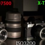 D7500対X-T2 【フルHD/30p】 高感度時のS/Nと解像度比較