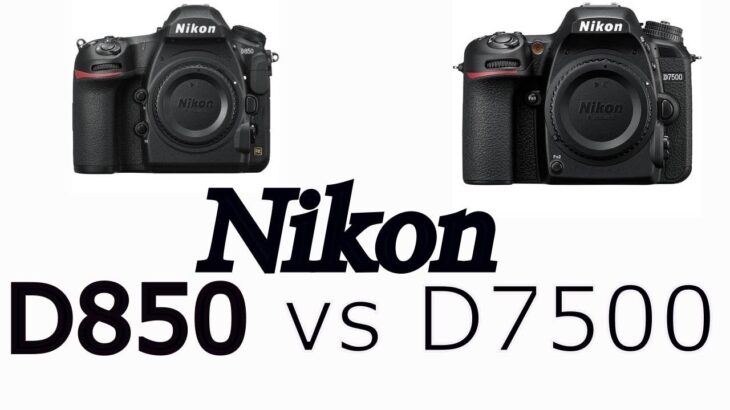 Nikon D850 vs Nikon D7500 : Video features
