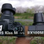 EOS Kiss M vs RX100M5【Full HD】kiss手ブレ補正 電子動画is強