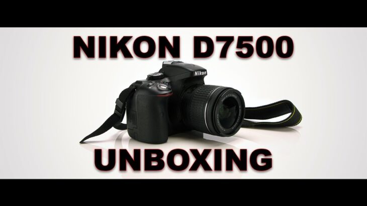 Unboxing: Nikon D7500 & 18-140MM Lens! (ENTIRE KIT)
