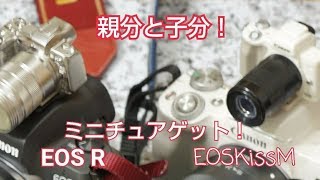 EOS R  メタルフィギュア　EOS kiss M フラッシュ＆サウンド ミニコレクション