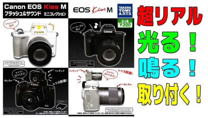 光る！鳴る！取り付く！Canon EOS Kiss M フラッシュ＆サウンド ミニコレクション