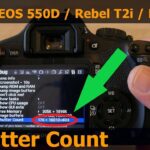 Reading Shutter Count of Canon EOS 550D/Rebel-T2i/Kiss-X4 with Magic Lantern