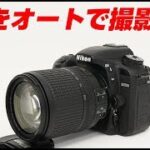 Nikon D7500 isoをオートで撮影をする方法